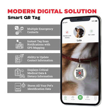 Eco-Friendly Recycled Cotton Dog Harness – Adjustable, Reflective & Hypoallergenic – Large (L) – Safe QR Code ID Tag for Pets